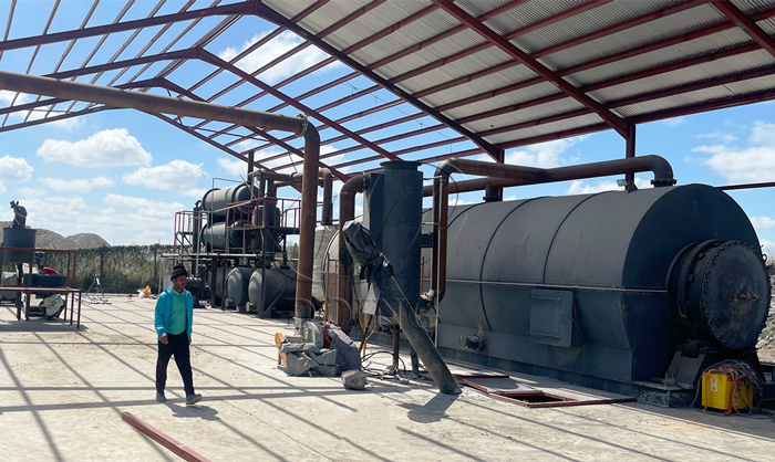DOING tire pyrolysis machine project