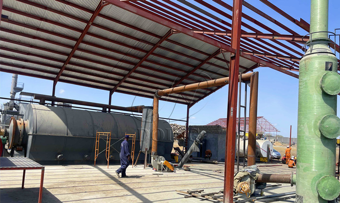 DOING tire pyrolysis machine project