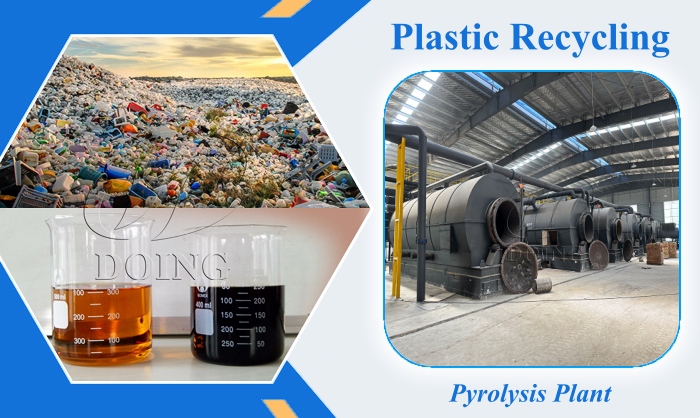 waste plastic recycling pyrolysis plant