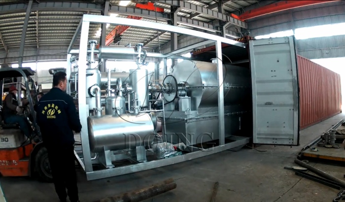 skid-mounted oil pyrolysis equipment