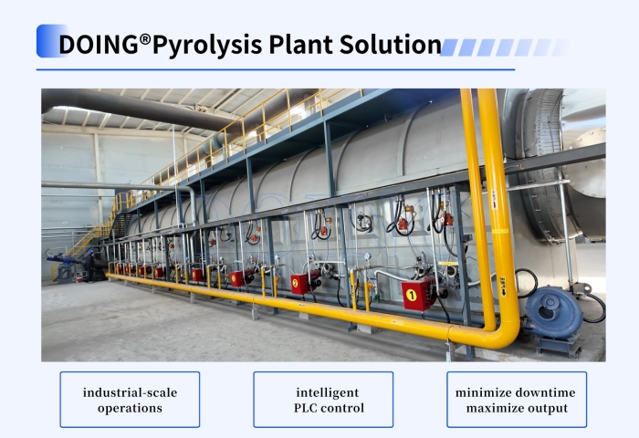 DOING continuous pyrolysis production line benefits DOING continuous pyrolysis production line