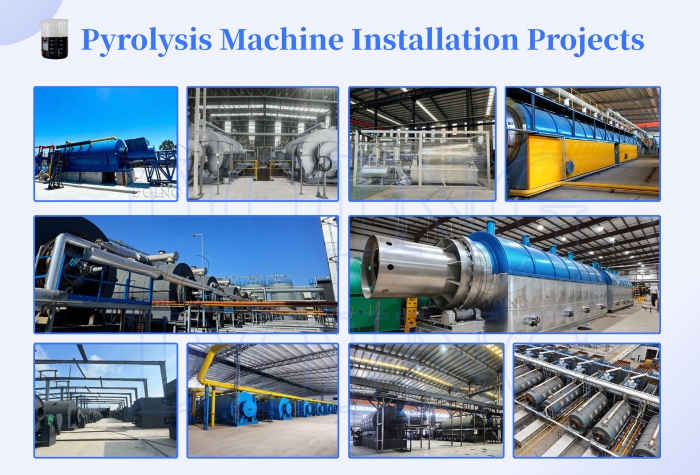 DOING pyrolysis production line global projects DOING continuous pyrolysis production line