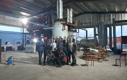 Nigeria waste tyre recycling to diesel project