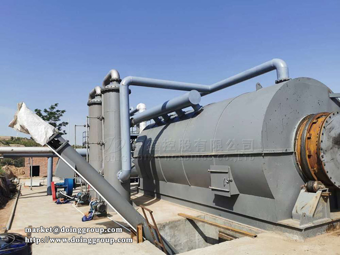 oil sludge pyrolysis plant