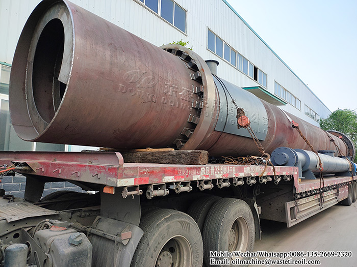 continuous waste tyre pyrolysis plant