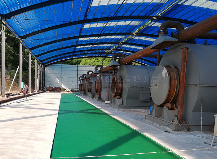 waste tire pyrolysis plant