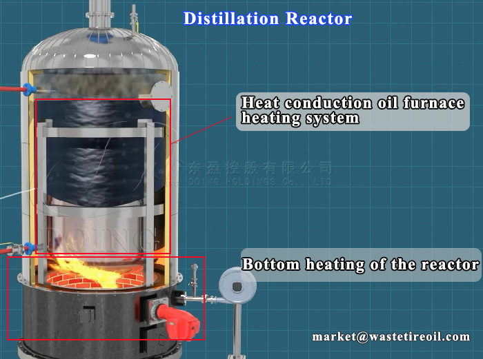 waste plastic oil to diesel oil machine