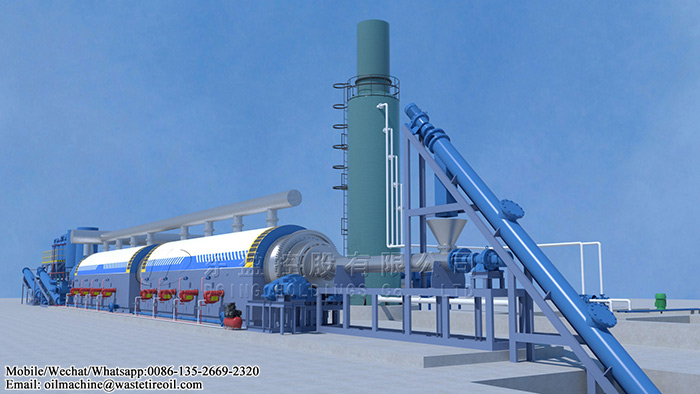 waste tire pyrolysis plant