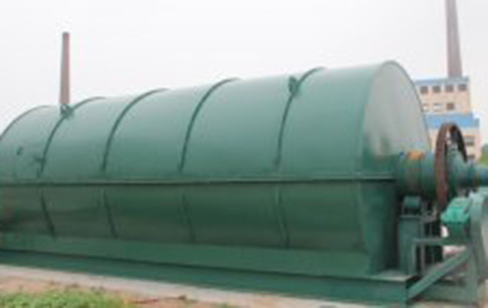 Waste tyre pyrolysis to oil plant