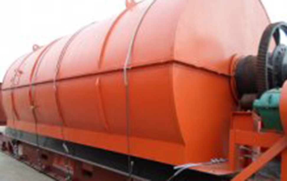 Waste plastic to oil machine