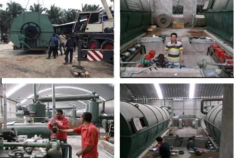 install  pyrolysis plant