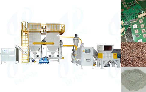 Scrap PCB recycling machine