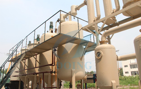 tyre oil refining machine