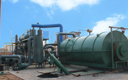 waste tyre recycling plant
