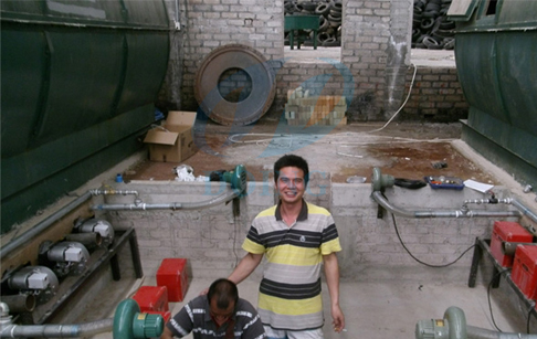 waste tyre recycling plant