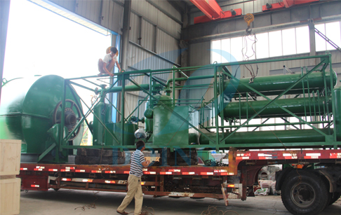 waste plastic processing plant