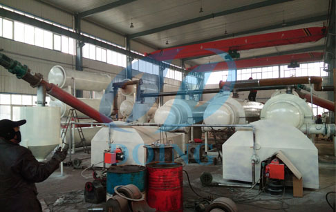 recycling tyre oil plant 