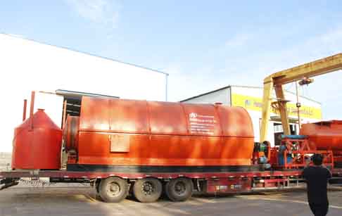 tyre pyrolysis plant