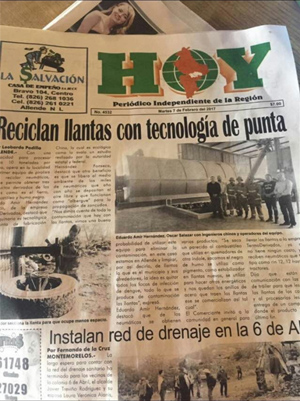 pyrolysis plant Mexico