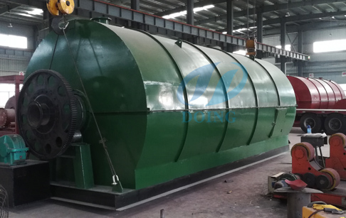 tyre pyrolysis plant